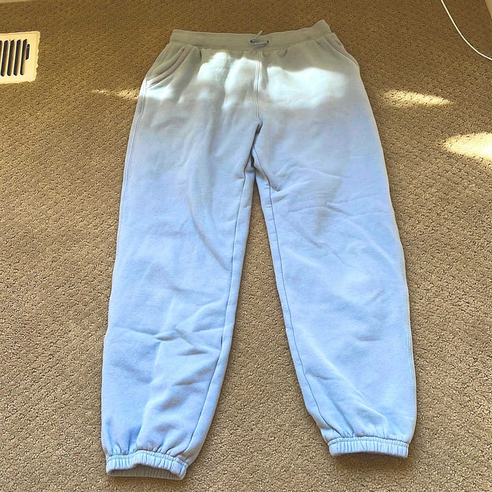 Light blue Athleta Girl sweatpants. Large/12